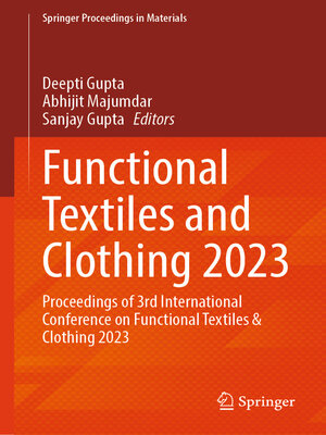 cover image of Functional Textiles and Clothing 2023